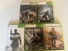 XBOX 360 Lot Of 5–Call of Duty: Black Ops II, MW3, MW2, and HALO4, HALO REACH