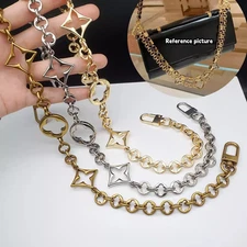 New Stylish Four-Leaf Metal Chain Strap for LV Monogram Capucines Bag