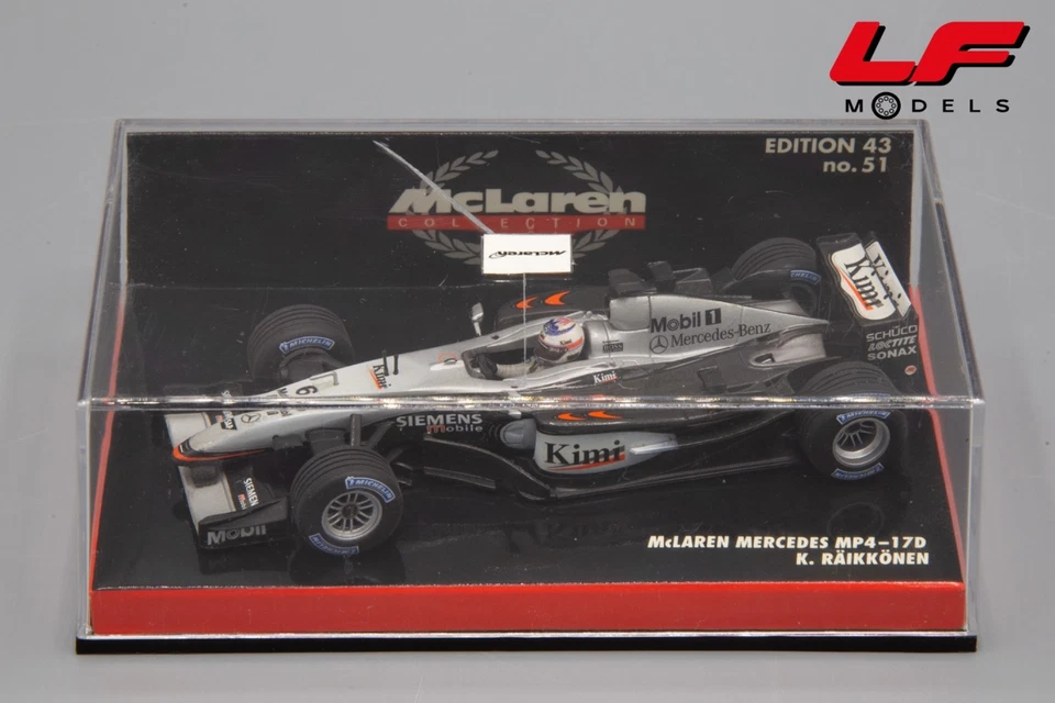 1:43 McLaren Mercedes MP4/17D K. Räikkönen - Minichamps - Immagine 3 di 3