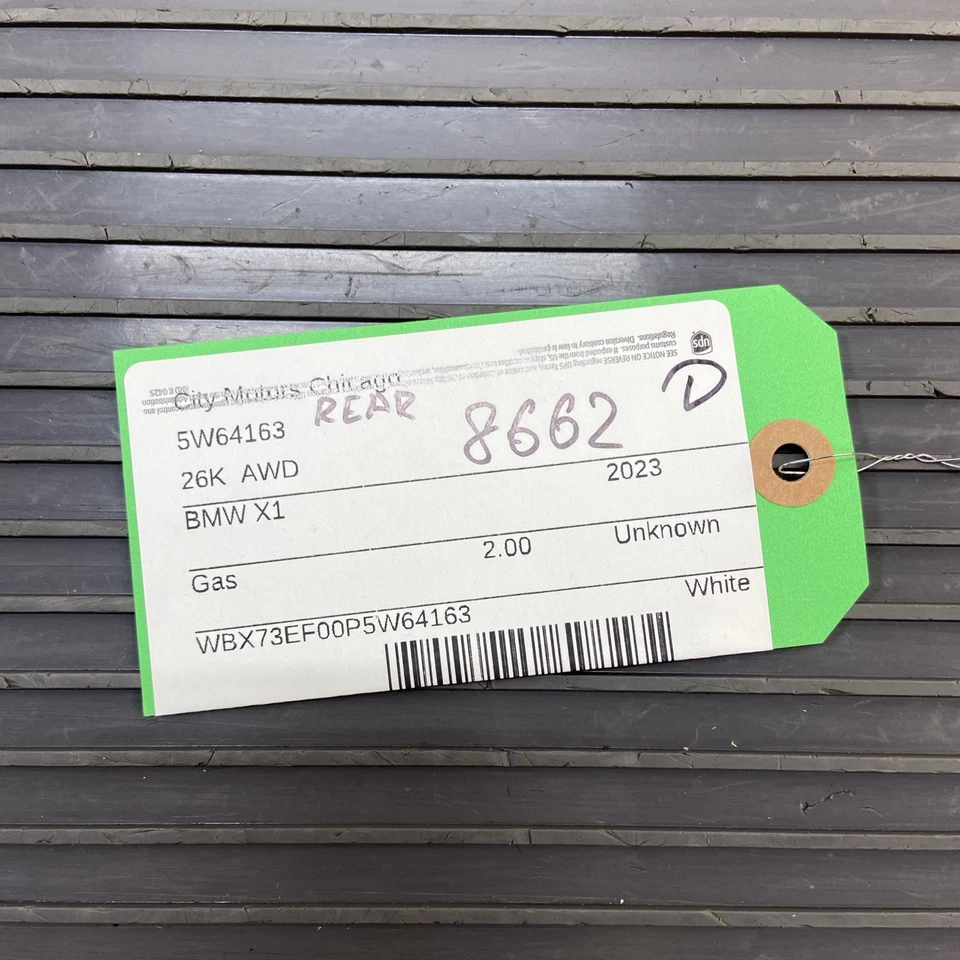 2023-2025 BMW X1 U11 Rear Stabilizer Sway Bar 6897839 26K Miles OEM - Изображение 2 из 4