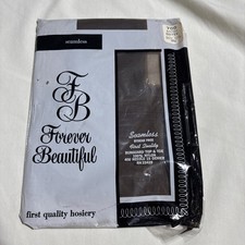 Vintage 1960s Coffee Stretch Nylon Pantyhose Forever Beautiful Size 10.5