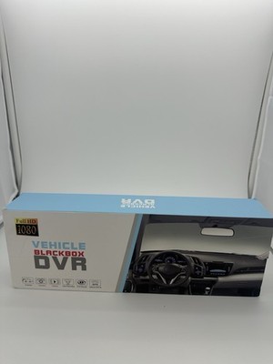 Vehicle Blackbox DVR (Full HD 1080) Rearview Mirror Recorder New In Box Sealed