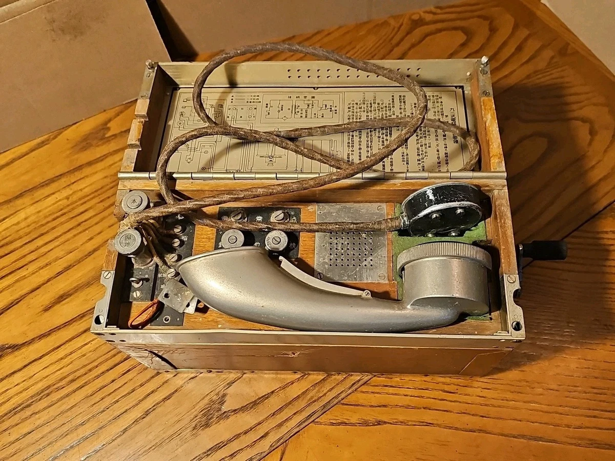 Field Telephone Indiana OTHER Original Ww2 Japanese Collectibles