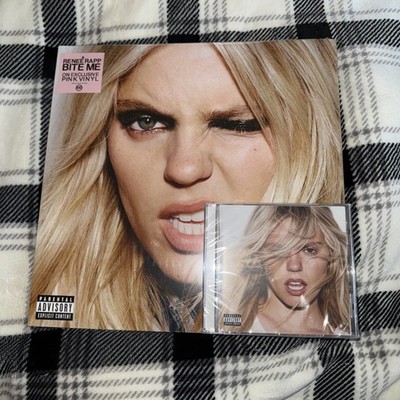 Lot of 2 SIGNED by Renee Rapp | BITE ME | CD + PINK VINYL