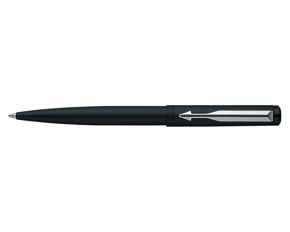 Penna A Sfera Parker Vector Nero Opaco CT Bordo Cromato RollerBall - Foto 12