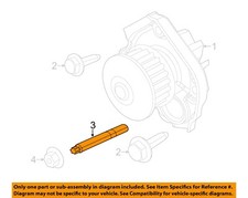 FIAT OEM 12-20 124 Spider Cooling Water Pump-Water Pump Stud 6509649AA