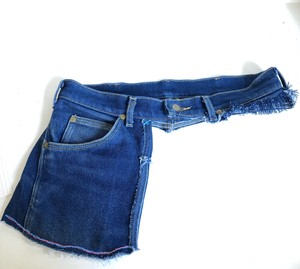 denim fanny pack