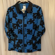 Disney Parks Mickey Jacket 100 Cotton Kids Size 13 Blue Black
