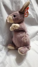 'SPRINGY' Ty 2000 BEANIE BABY.  The Lavender Bunny Retired.