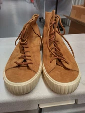 PF Flyers Mens HighTops brown suede Sz 10 Made in USA
