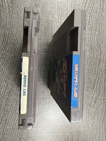 NES Spy Hunter (5 screw) + Manual & Sky Shark + Manual & Sleeves Tested