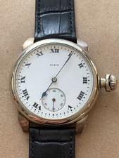 Antique Elgin Hunting Pocket Watch Conversion 15 Jewels Grade 312