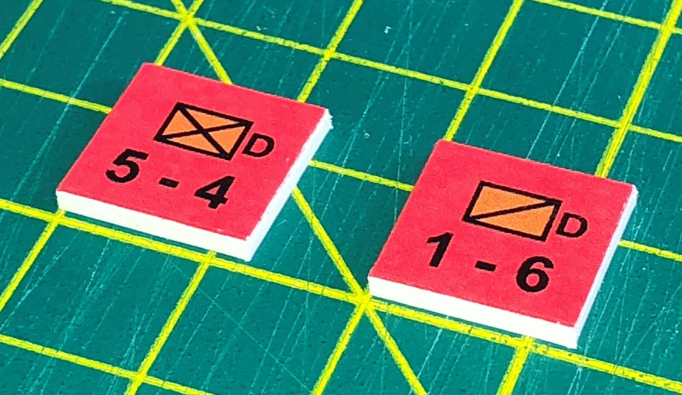 Waterloo 1704 expansion for Avalon Hill, 76 counters & 1 record card - Image 4 of 4