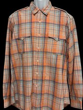 Polo Ralph Lauren Men Shirt Plaid TRIM MILITARY Button Flap Pocket Epaulets XL