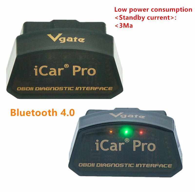 Adaptador Vgate iCar Pro Bluetooth 4.0 OBD2 Herramienta de Escáner de Diagnóstico Lector de Código Foto 2 de 4