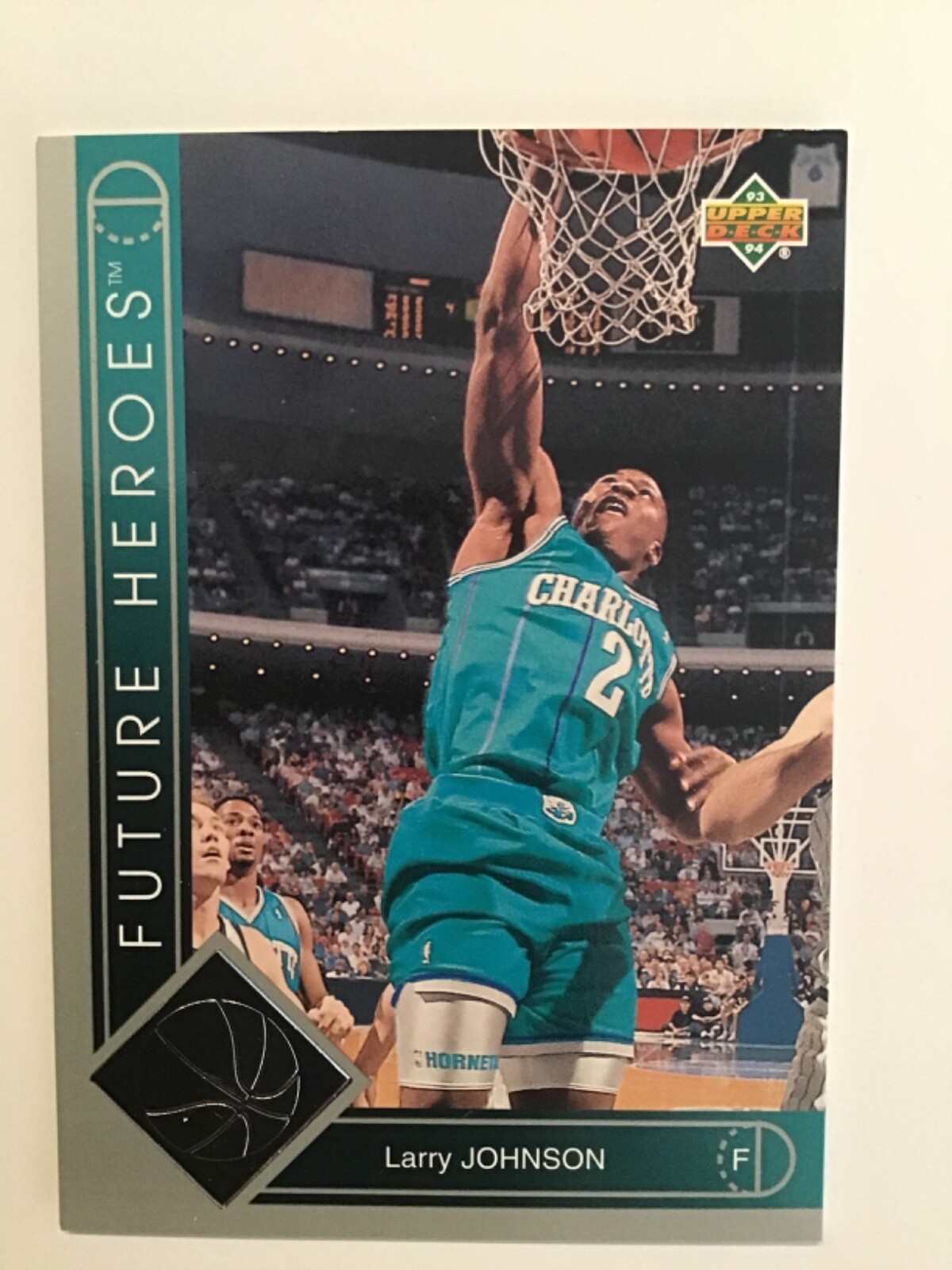 1993-94 Upper Deck Future Heroes #31 Larry Johnson Hornets B