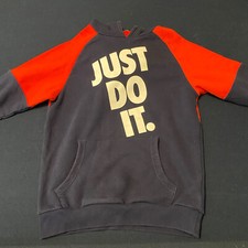 Nike "Just Do It" Hoodie Size Medium Red  Blue
