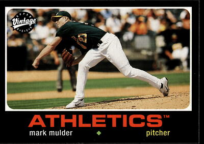 2002 Upper Deck Vintage Mark Mulder #11 Oakland Athletics Baseball Card