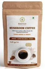 ARABICA MUSHROOM COFFEE BIO ROOTED INSTANT Neuf 50g + Livraison Gratuite