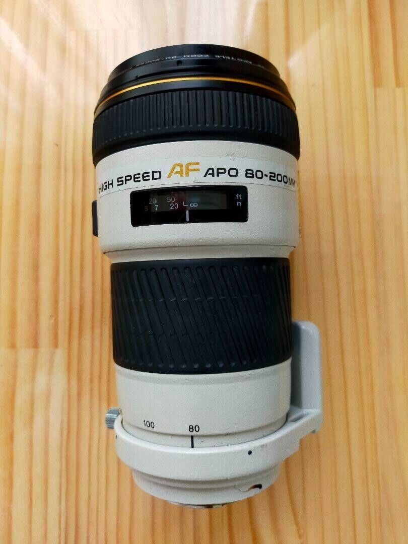Minolta AF APO Tele Zoom 80-200mm f2.8 Lens Used From Japan Minolta AF APO Tele Zoom 80-200mm f2.8 Lens Used From Japan