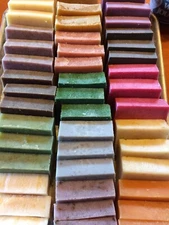 Hand Crafted Soap 3 Bars Organic Vegan Natural Olive And Coconut Oil With Shea