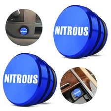 2Pcs Nitrous Button Car Cigarette Lighter Cover Car Interior Accessories