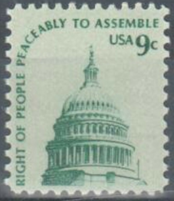 1975 Capitol Dome 9 cents US Postage Stamp Scott #1591  MINT