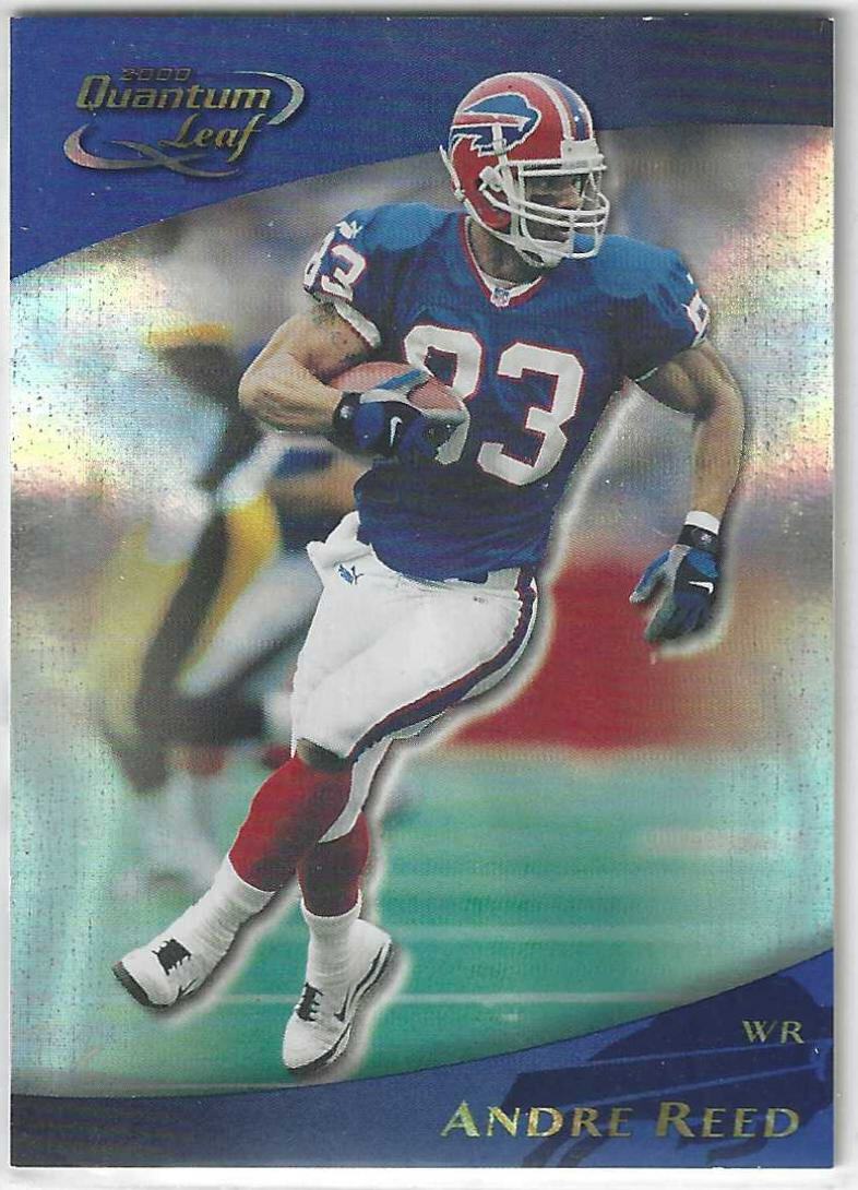 2000 Quantum Leaf #28 Andre Reed Buffalo Bills HOF Kutztown