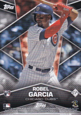 2020 TOPPS RC ROBEL GARCIA CHICAGO CUBS MLB STICKER COLLECTION - Y1808