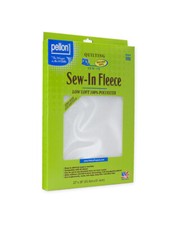 Pellon Sew-In Fleece White Polyester Machine Safe 22" x 36" Piece M230.17