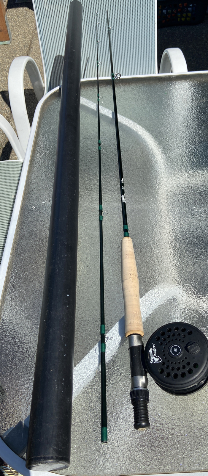 Scientific Anglers Fly Fishing Rod 2 Pc. Graphite, 9ft, 5/6wt, W/Concept 58 Reel