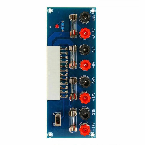 24 Pins ATX Benchtop Board Computer PC Power Supply Breakout AdapterS Module - Afbeelding 8 van 10