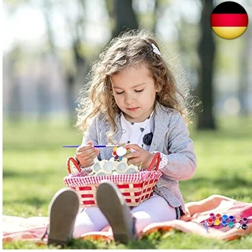 Spiegel Holz Basteln Kindergeburtstag, 16 Stück Prinzessin DIY Holzspiegel - Bild 7 von 7