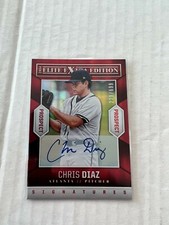 Chris Diaz 2014 Elite Extra Edition Auto Prospect Card #88 Serial #229/699