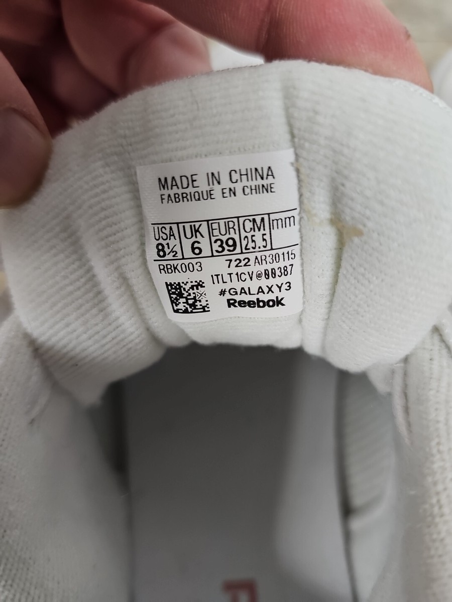 Reebok Galaxy 3 Ladies Size 8.5 White Good Condition | eBay