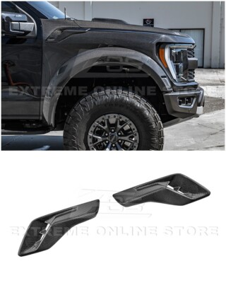 For 21-Up Ford F-150 Raptor | Factory CARBON FIBER Replacement Side Fender Vents