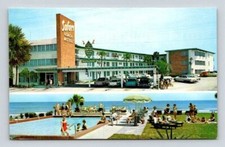 Daytona Beach Florida Safari Beach Motel & Pool Postcard