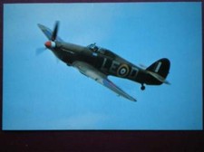 POSTCARD HAWKER HURRICAN IIC AEROPLANE