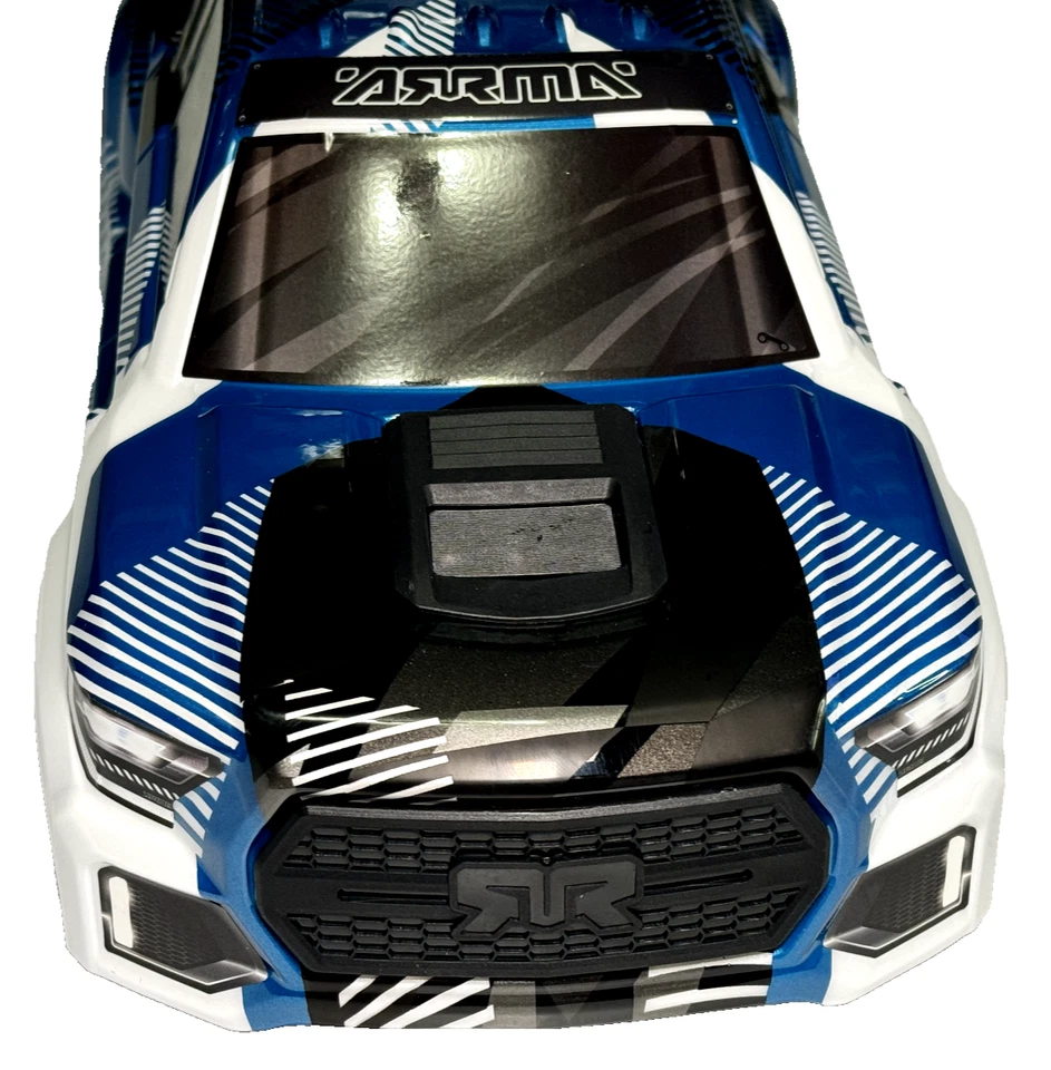 Arrma GRANITE 223S BLX 1/10 4x4 Monster Truck Body Shell Blue ARA4302V4 - Image 3 of 4