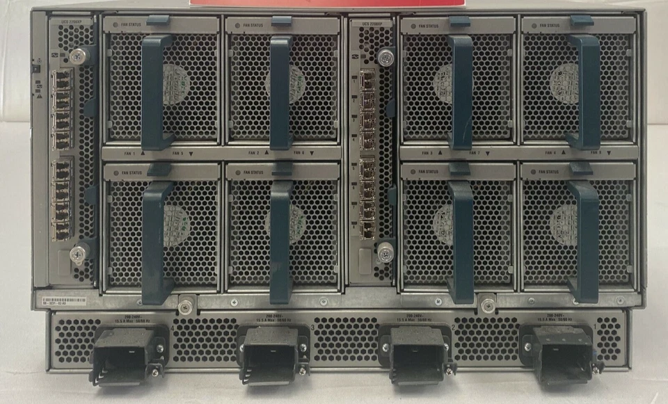 Cisco UCS 5108 8x UCS B200 M3 Blades 16x E5-2670v3 3TB DDR3 RAM Blade Solution - Image 2 of 2