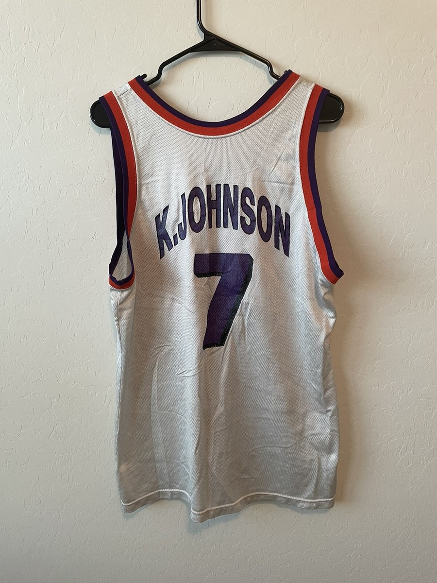 Vintage Champion Kevin Johnson Jersey Phoenix Suns #7 NBA Men's