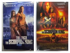 The Scorpion King Pair of Movie Posters 27 x 40 2001 S/S & D/S Date Poster