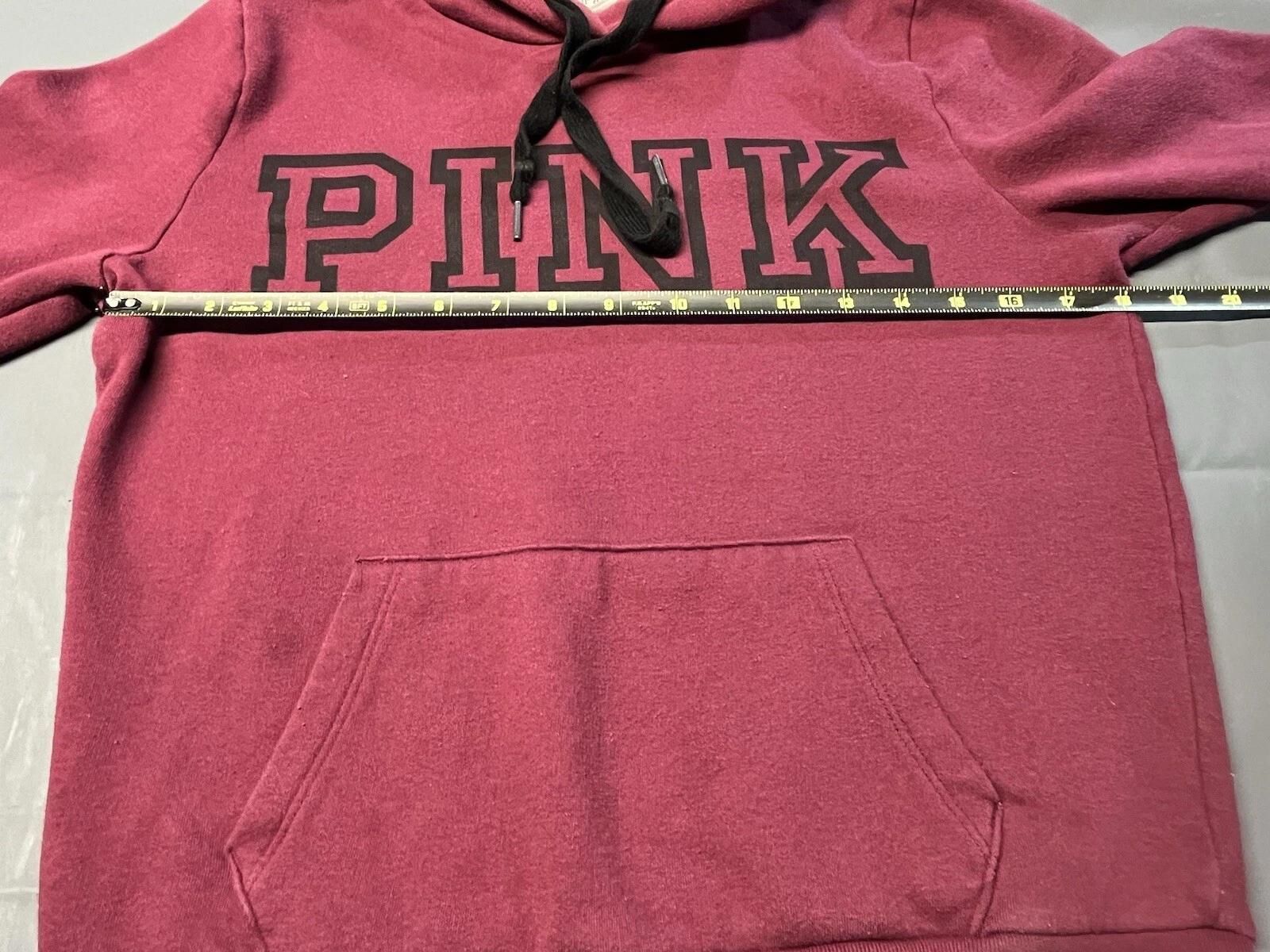 UNDERCOVER Felpa con cappuccio Victoria Secret ROSA taglia XS