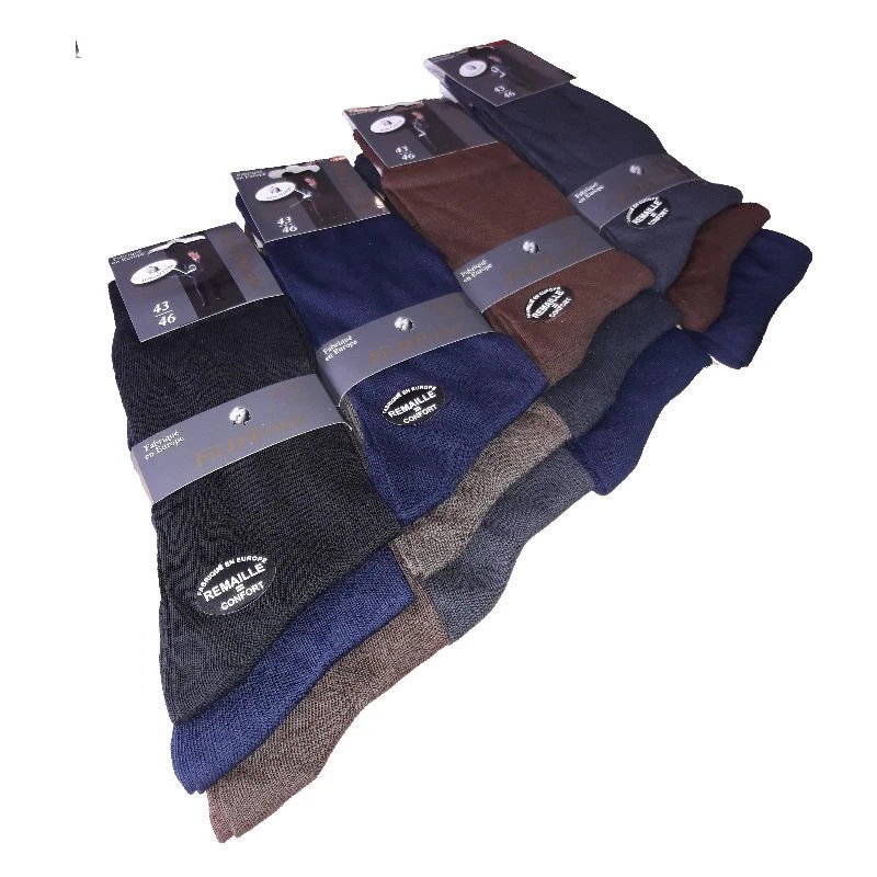 12 96 paires de chaussettes SPECIAL PIEDS SENSIBLES 100 coton