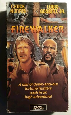 Firewalker, 1986 Film, (VHS, 1989)Used.