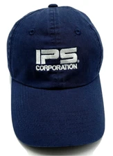 IPS CORPORATION hat blue adjustable cap