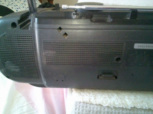 Sanyo Dual Cassette Player Recorder AM/FM Radio Boombox MW732 Tested Working! - Picture 10 of 12