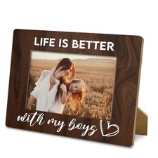 Mom Son 4x6 Picture Frame, Boy Mom Gifts, Funny  Gifts, Funny Mother Gift, L...