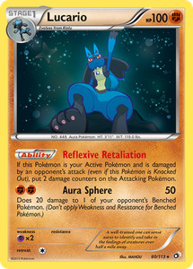 Lucario (80/113) [Black & White: Legendary Treasures] Near Mint Holofoil