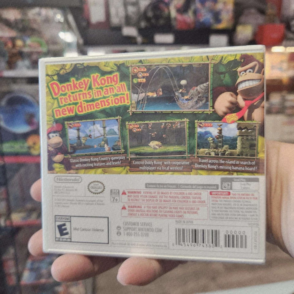 3DS Donkey Kong Country Returns 3D: Nintendo Selects - New Sealed - Image 2 of 4
